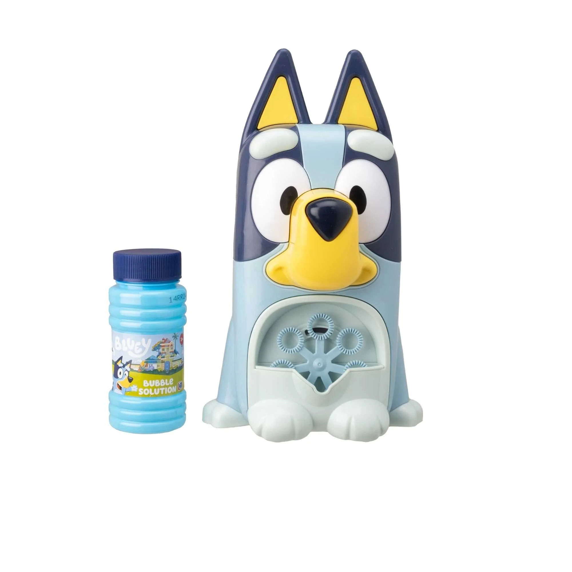 Bluey Bubble Machine - Cute Character Design for Kids, Continuous Bubble Fun, Easy to Use with 118ml Solution, Eco-Friendly Packaging, Battery Operated for Outdoor Play