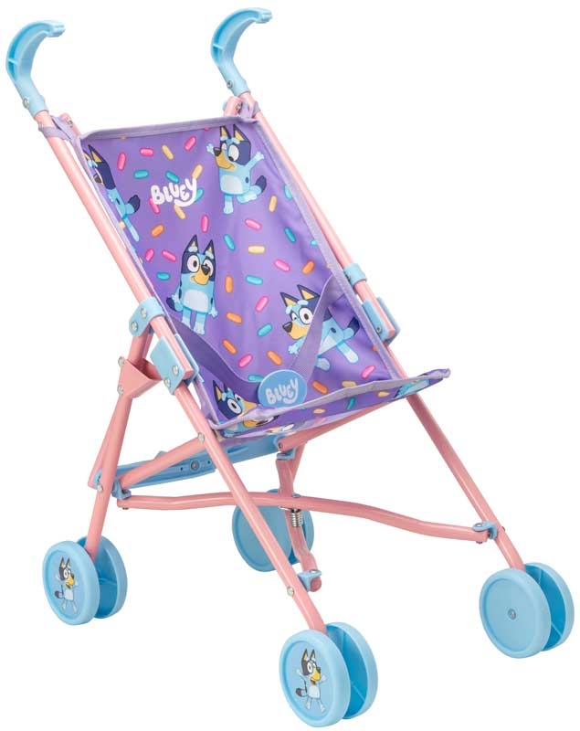 Bluey Doll Stroller - Purple
