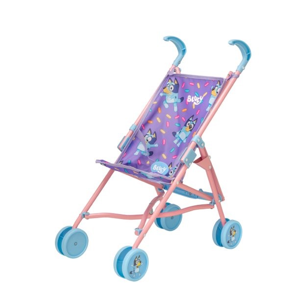 Bluey Doll Stroller - Purple