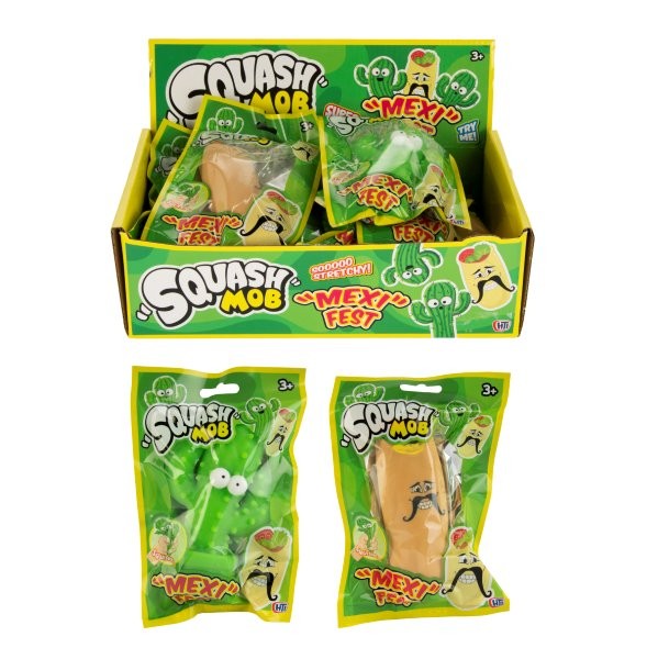 Squash Mob - Mexi-Fest Squishy Stretch Toy Assorted Designs