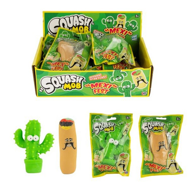Squash Mob - Mexi-Fest Squishy Stretch Toy Assorted Designs