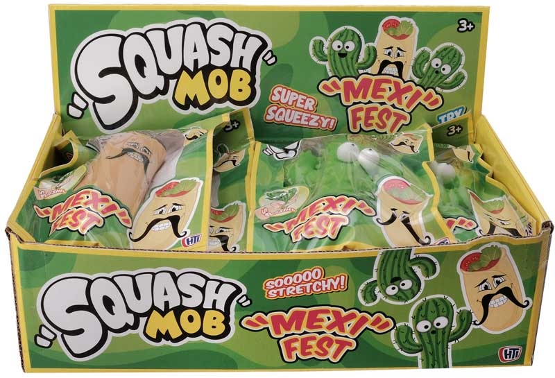 Squash Mob - Mexi-Fest Squishy Stretch Toy Assorted Designs