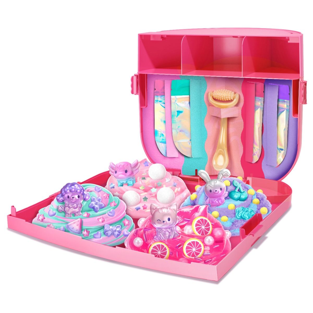 Gui Gui Mega Slime Haul - 50-Piece Premium Set with 4 Signature Slimes for Vibrant Creations & Elevated Finishes