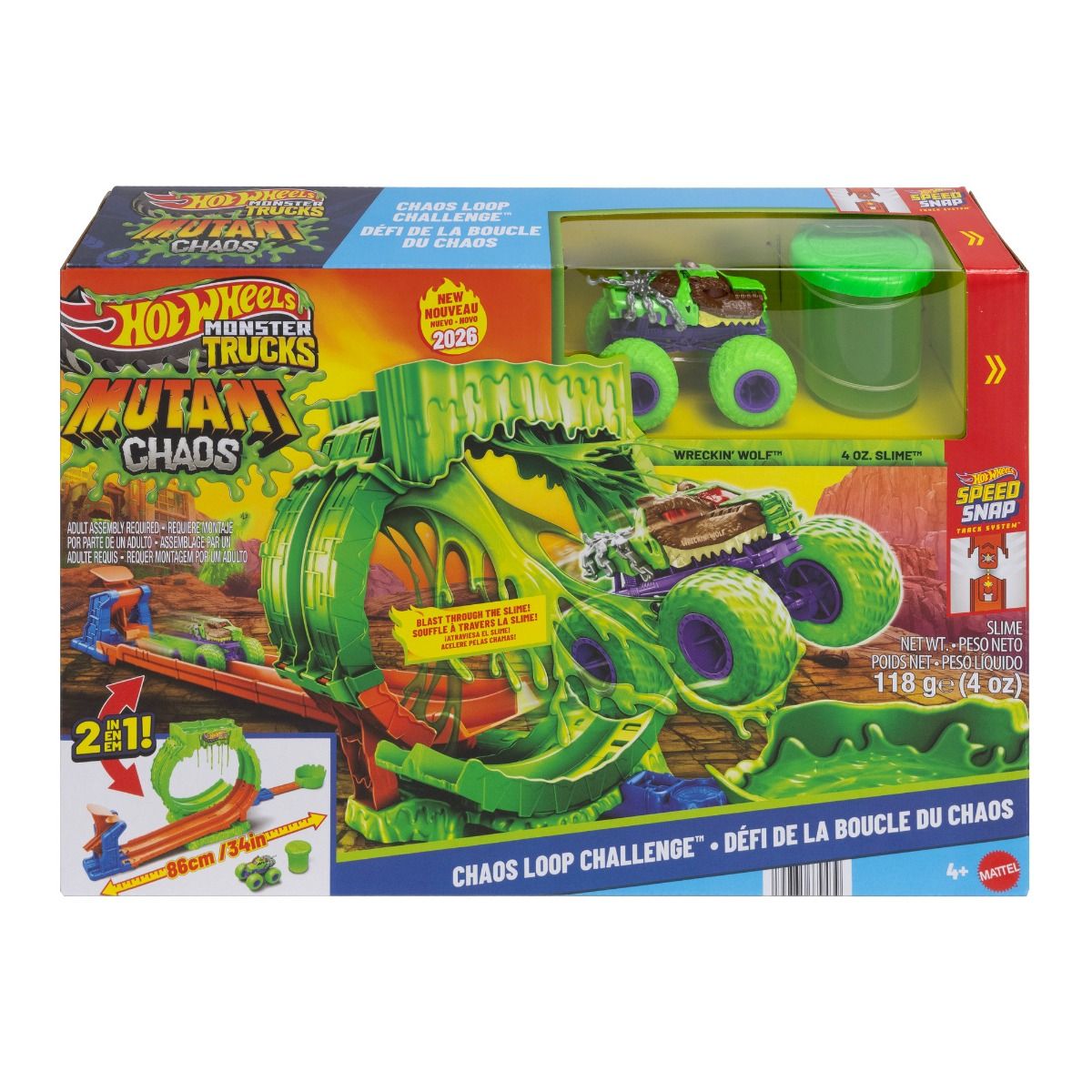 Hot Wheels Monster Trucks Mutant Chaos Slime Loop