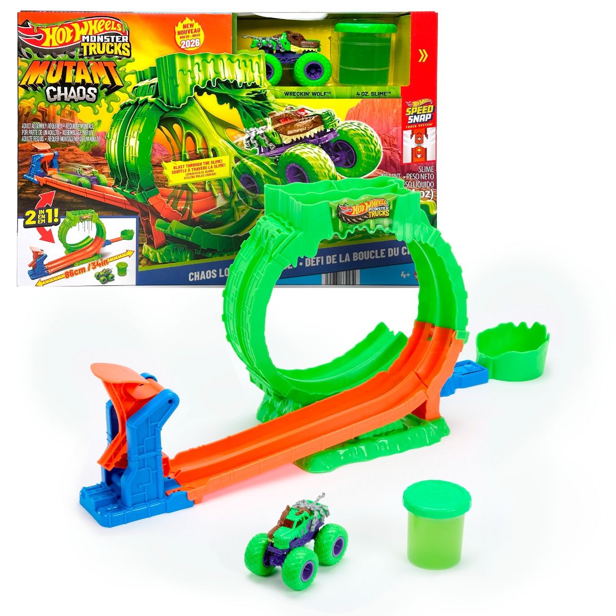 Hot Wheels Monster Trucks Mutant Chaos Slime Loop