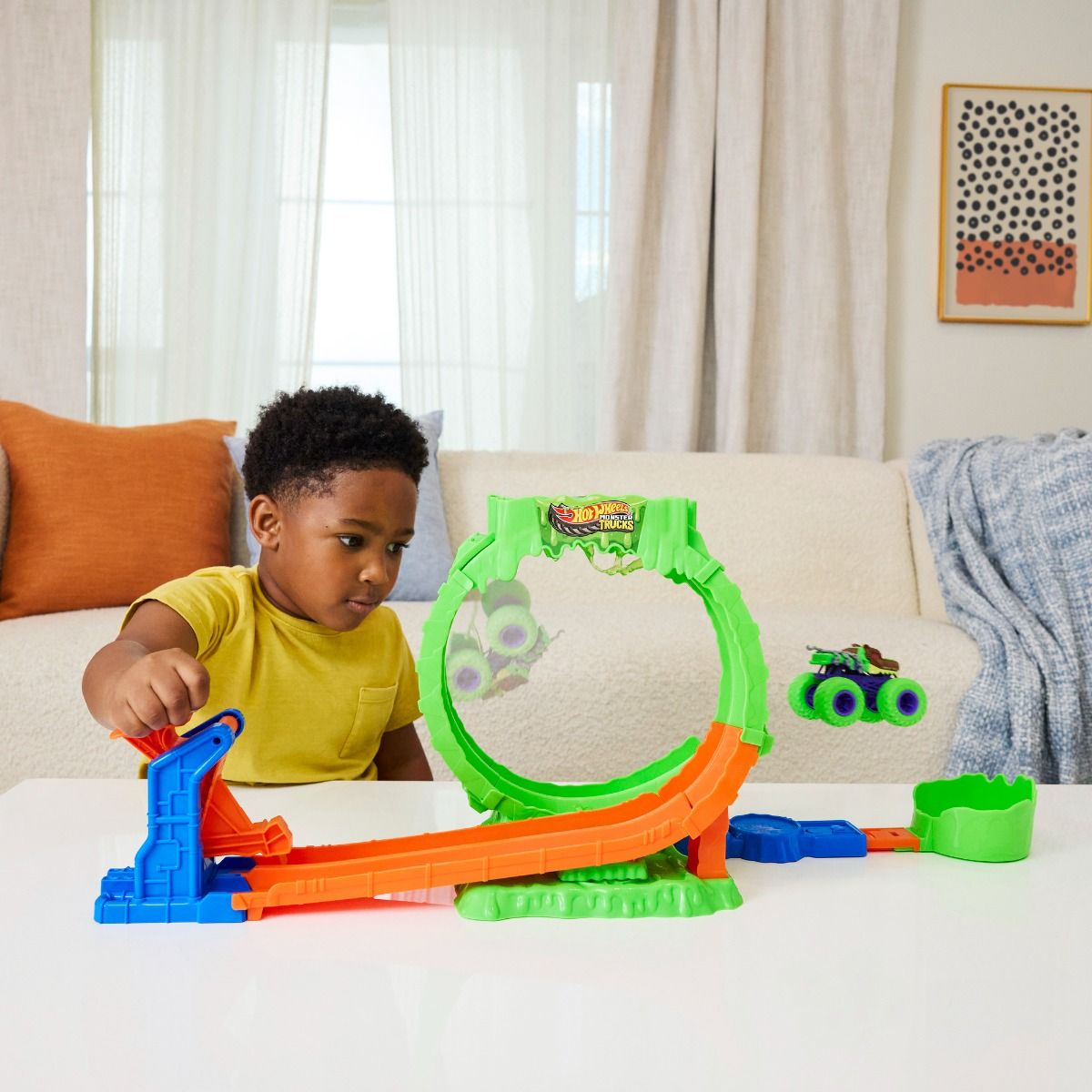 Hot Wheels Monster Trucks Mutant Chaos Slime Loop