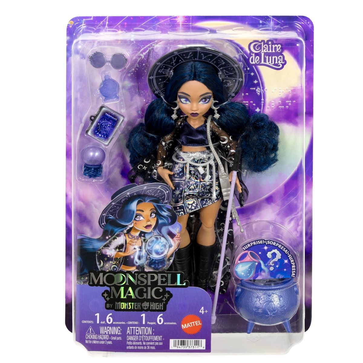 Monster High Project Moth Core Doll: Claire De Luna