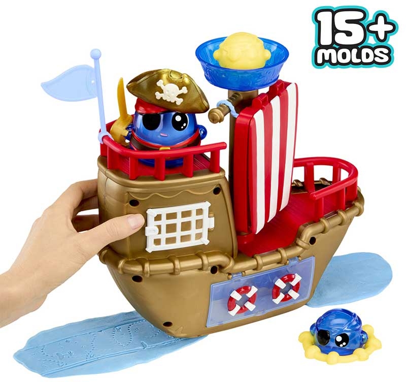 Dohkins Pirate Ship Modelling Dough Playset – Creative Pirate Adventure Set for Kids Ages 3+
