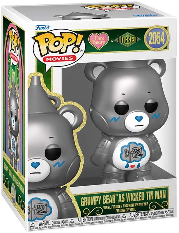 Funko Pop! Movies: Care Bears x Wicked – Grumpy Bear as Wicked Tin Man Vinyl Figure #2054