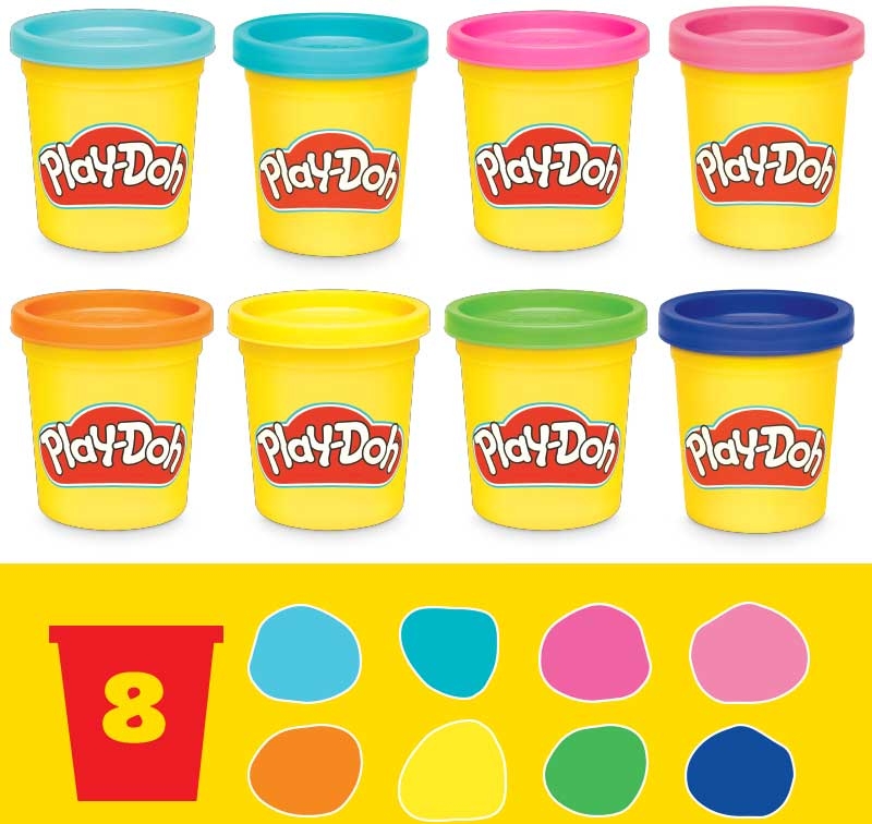 Play-Doh Mini Classics Bundle – 4-in-1 Creative Playset