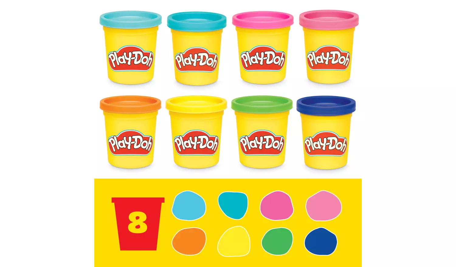 Play-Doh Mini Classics Bundle – 4-in-1 Creative Playset