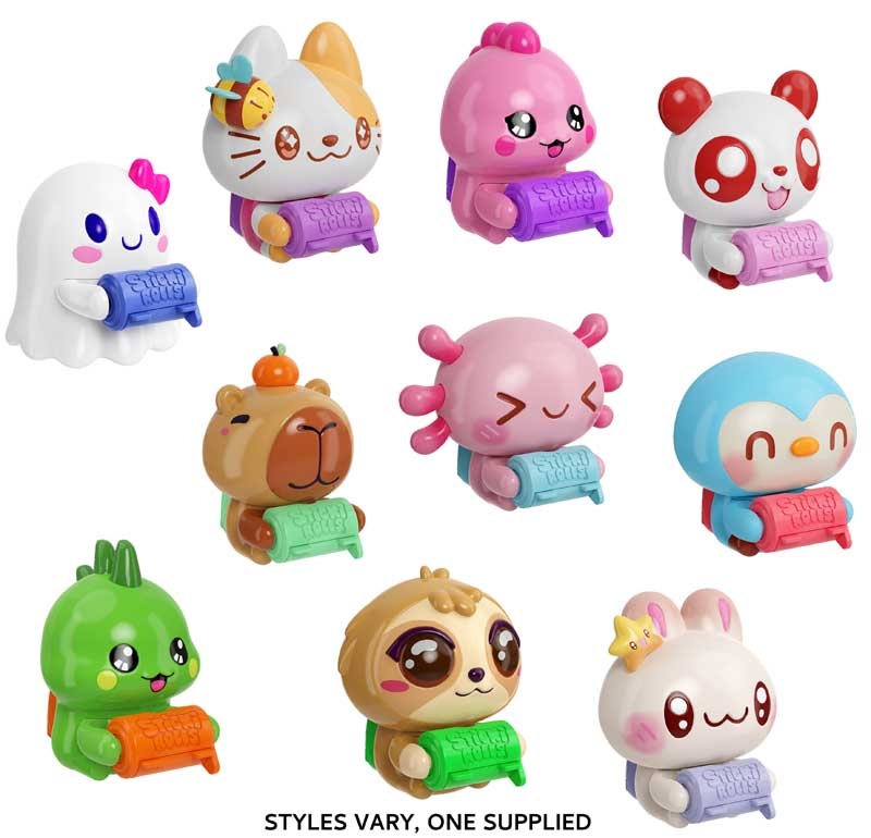 Sticki Rolls Sticki Mates – Series 3 Collectible Sticker Dispensers (Assorted)