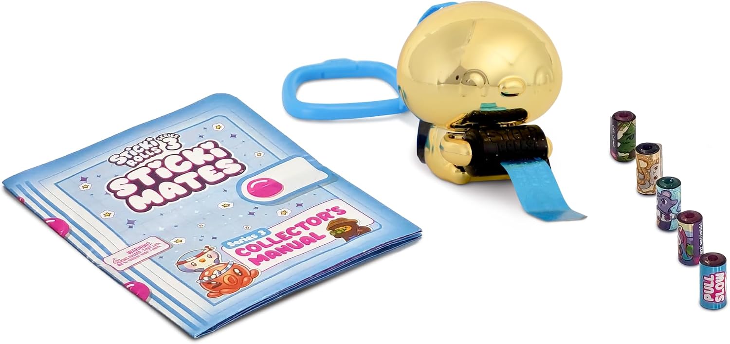 Sticki Rolls Sticki Mates – Series 3 Collectible Sticker Dispensers (Assorted)
