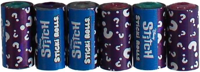Sticki Rolls Disney Stitch Necklace Pendant with 120 collectible holographic stickers – Wearable Sticker Jewellery Set