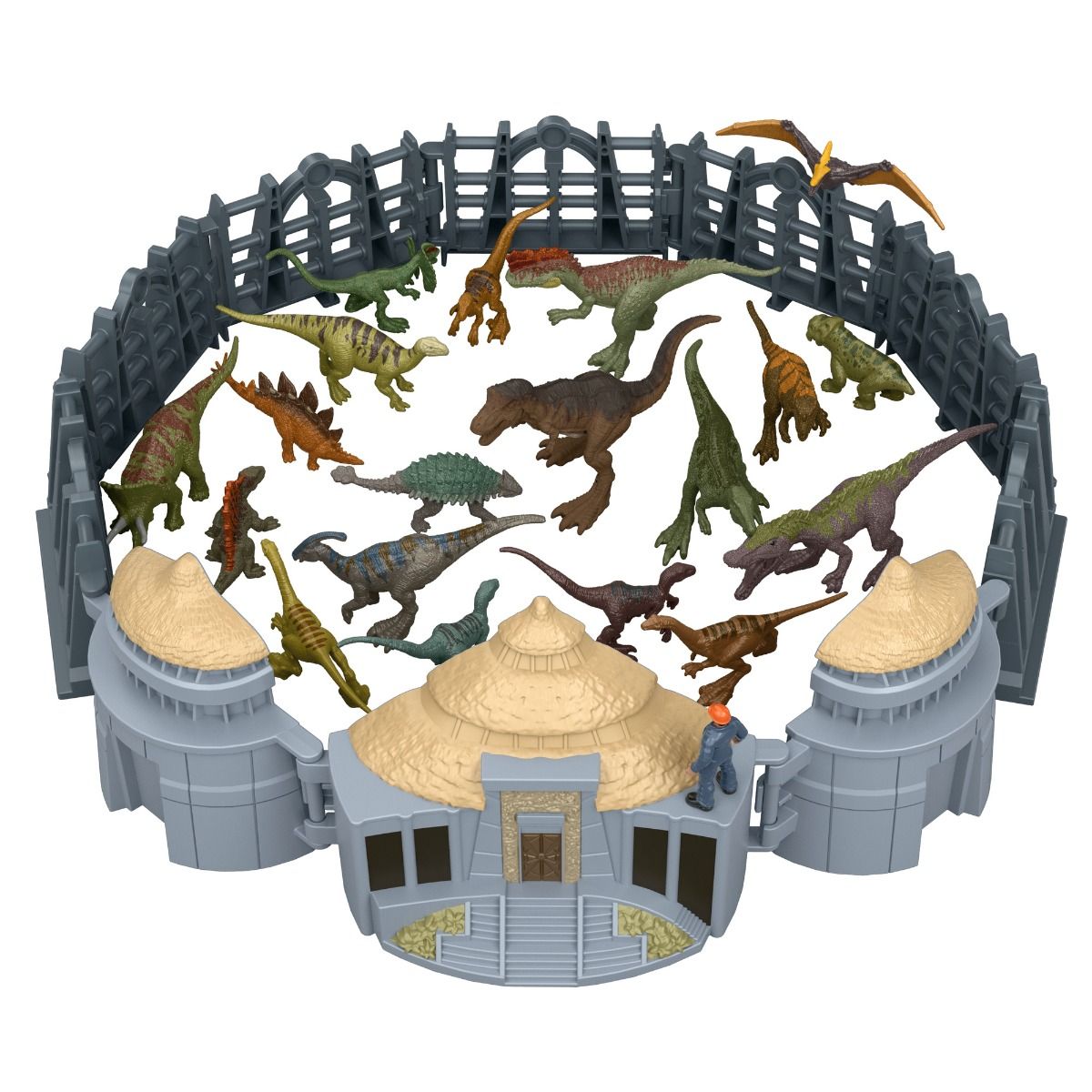 Jurassic World Minis Advent Calendar 2026 - 24 Days of Dinosaur Surprises for Christmas Gift with 19 Mini Figures & 4 Environment Pieces
