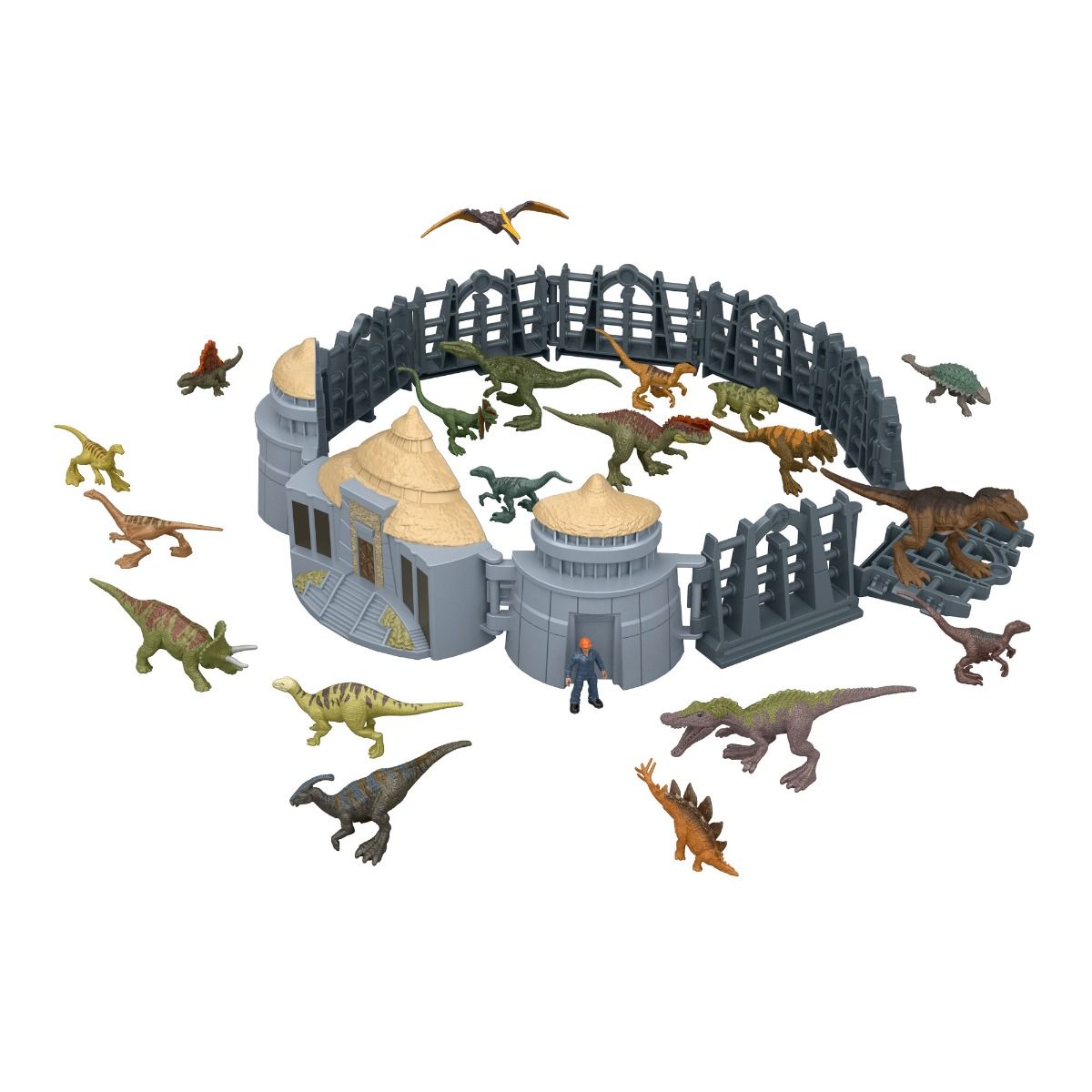 Jurassic World Minis Advent Calendar 2026 - 24 Days of Dinosaur Surprises for Christmas Gift with 19 Mini Figures & 4 Environment Pieces