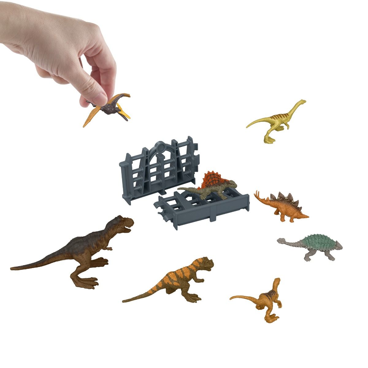 Jurassic World Minis Advent Calendar 2026 - 24 Days of Dinosaur Surprises for Christmas Gift with 19 Mini Figures & 4 Environment Pieces