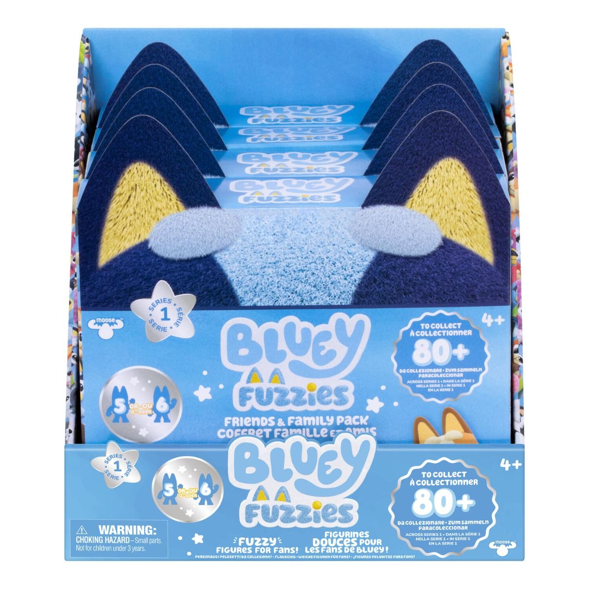 Bluey Fuzzies Friends & Family Pack – Series 1 Collectible Figures