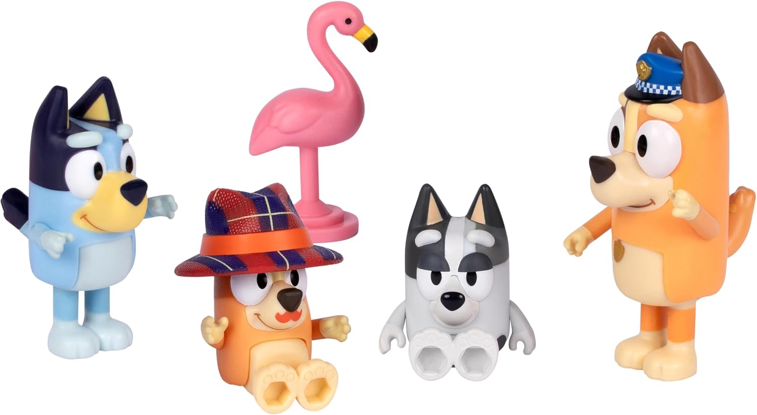Bluey Figure 4-Pack – The Sleepover Episode Playset