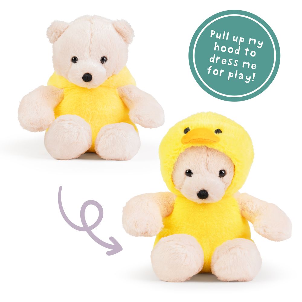 LITTLE Dress Up Bear - Yellow Duck