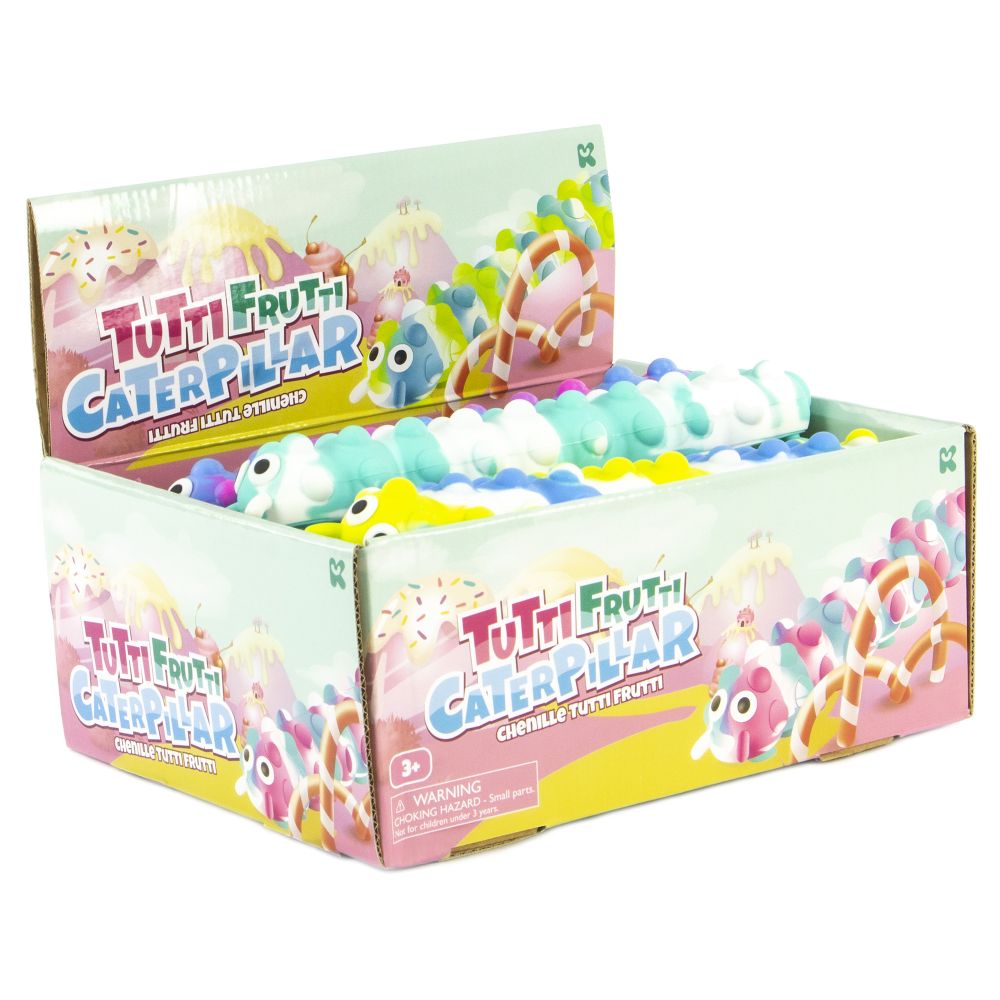Tutti Frutti Caterpillar – Stretchy Sensory Fidget Toy