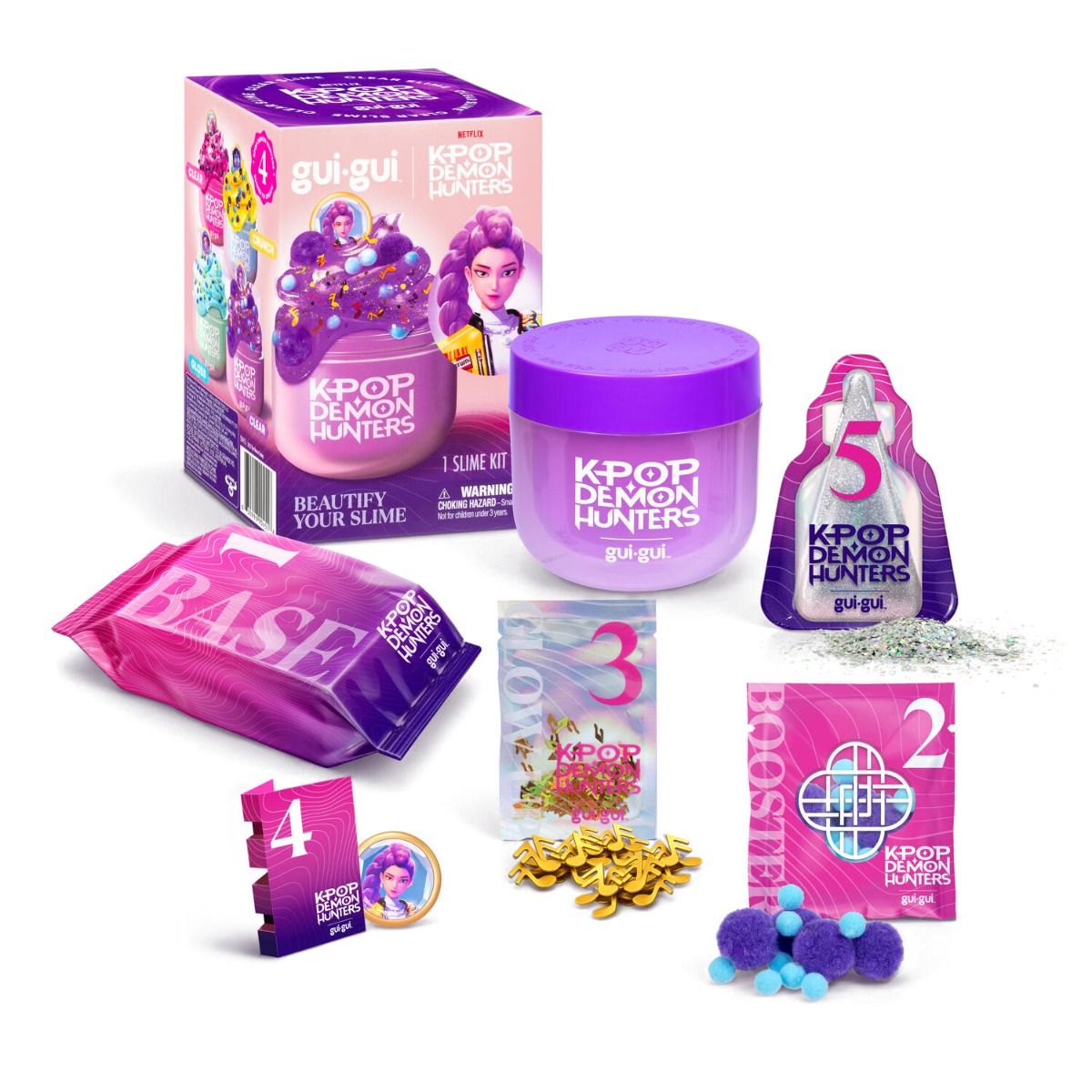 Gui Gui Derpy K-Pop Demon Hunters Slime Craft Set