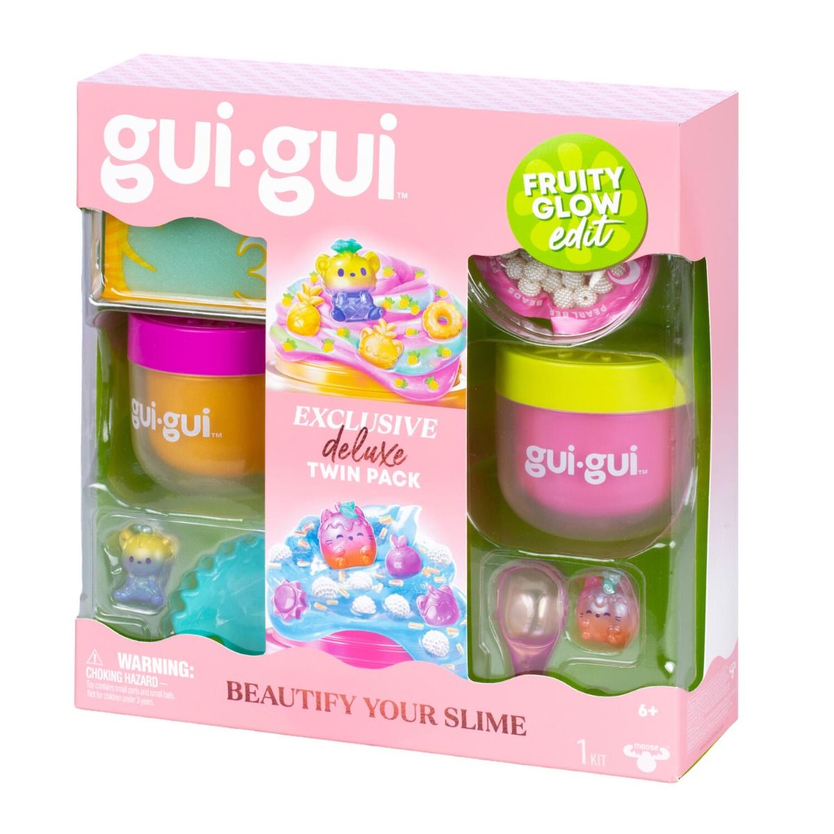 Gui Gui Slime Fruity Glow Deluxe Pack – Shimmer Duo Slime Kit