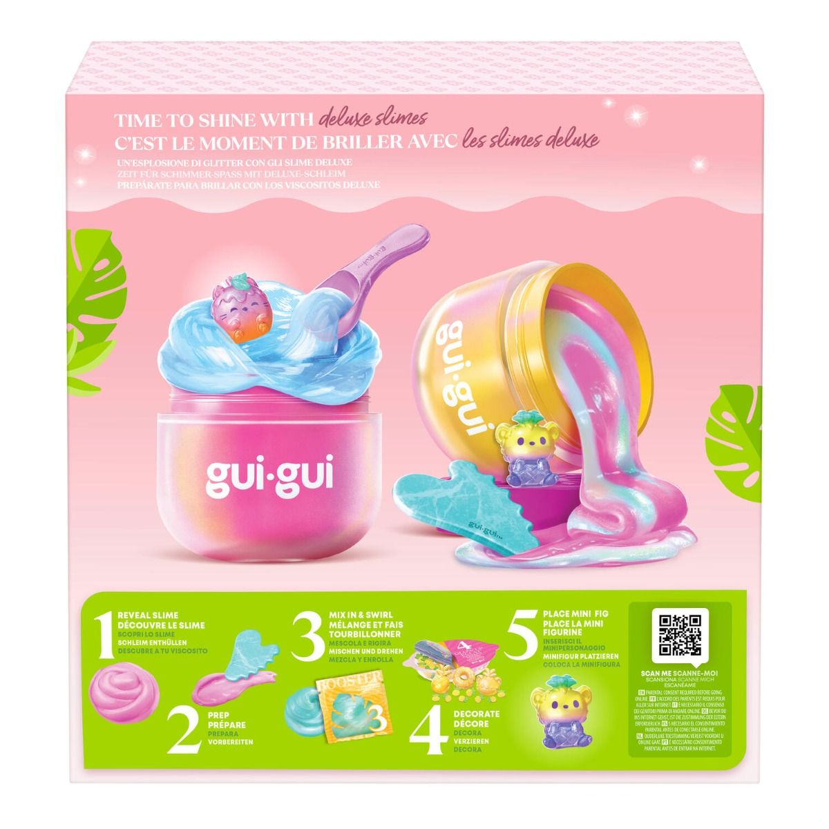 Gui Gui Slime Fruity Glow Deluxe Pack – Shimmer Duo Slime Kit