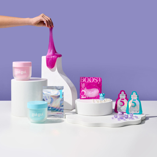 Gui Gui Shimmer Deluxe Duo Pack Craft Set – 2 Iridescent Slimes