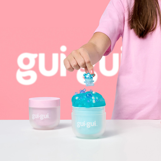 Gui Gui Shimmer Deluxe Duo Pack Craft Set – 2 Iridescent Slimes