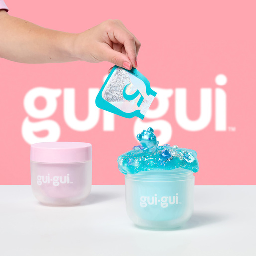 Gui Gui Shimmer Deluxe Duo Pack Craft Set – 2 Iridescent Slimes