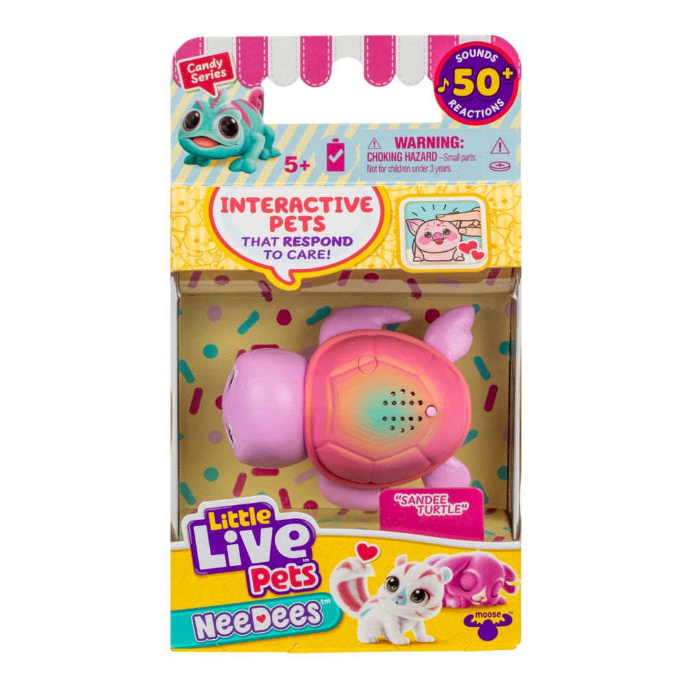 Little Live Pets NeeDees Candy Series – Interactive Wearable Pet Assortment