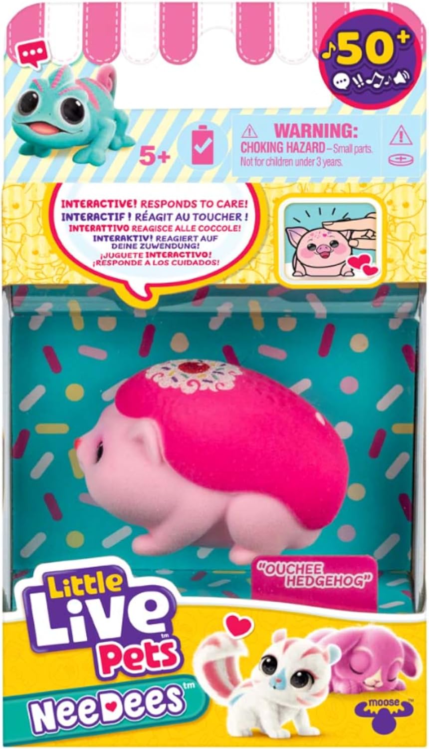 Little Live Pets NeeDees Candy Series – Interactive Wearable Pet Assortment