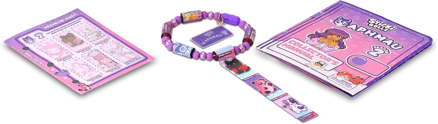 Sticki Rolls x Aphmau Series 2 Capsules – Collectible Sticker Bracelet