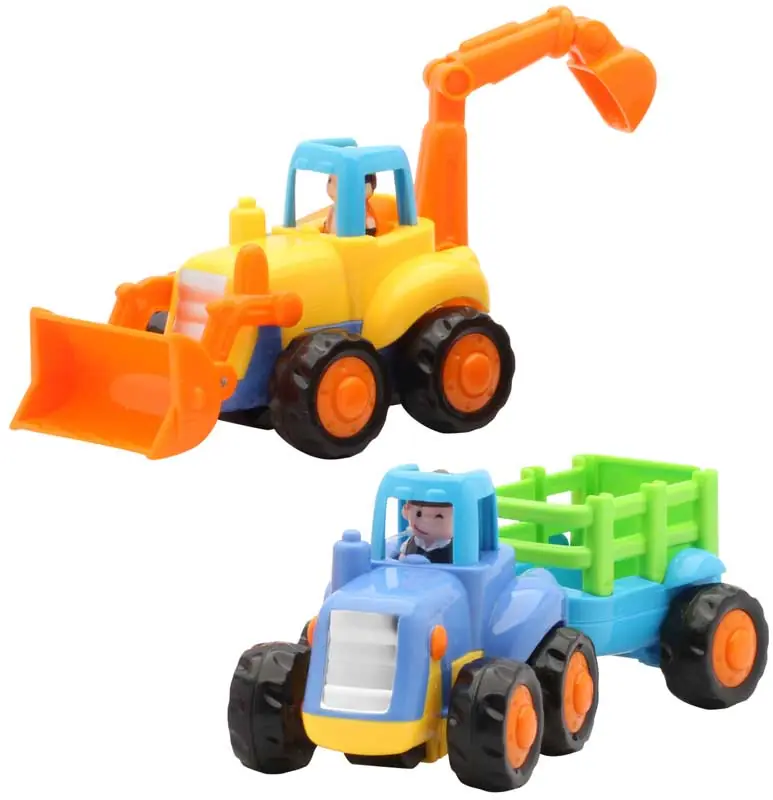 My First Farm Vehicle Toy – 4x4 Junior Tractor & Digger Assortment 12m+