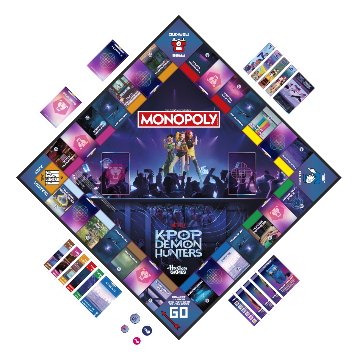 Monopoly: KPop Demon Hunters Edition Board Game