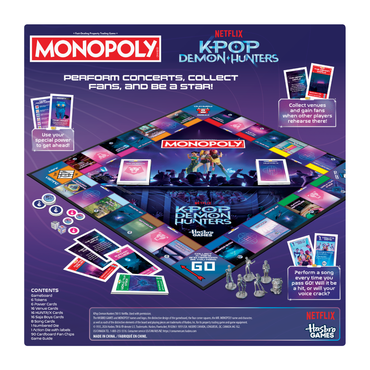Monopoly: KPop Demon Hunters Edition Board Game