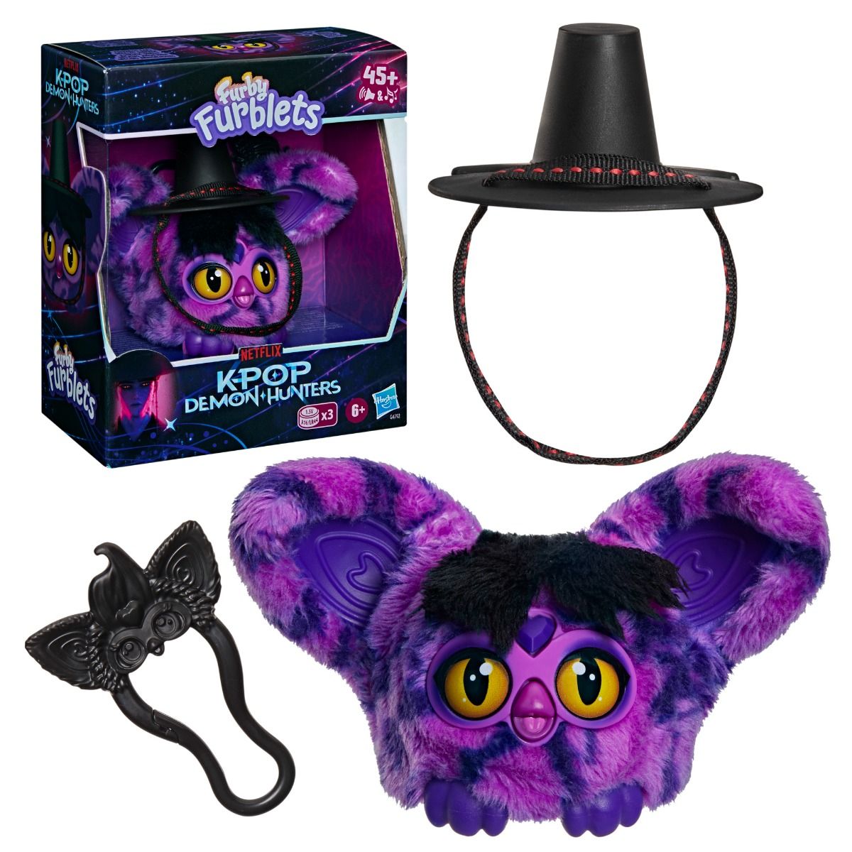 Furby Furblets KPop Demon Hunters – Saja Boy Demon Interactive Toy