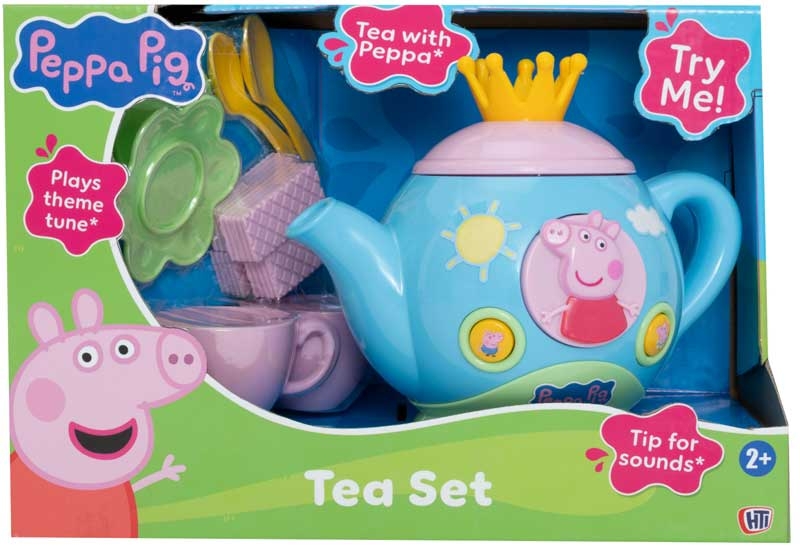 Peppa Pig Afternoon Tea Set – Interactive Pretend Play Tea Party Set