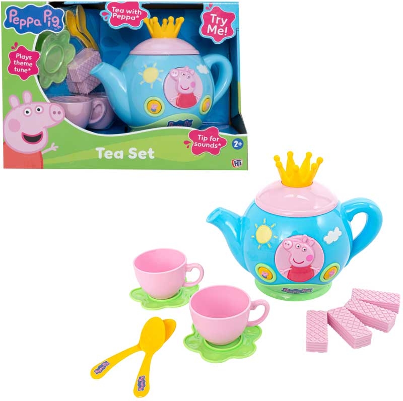 Peppa Pig Afternoon Tea Set – Interactive Pretend Play Tea Party Set