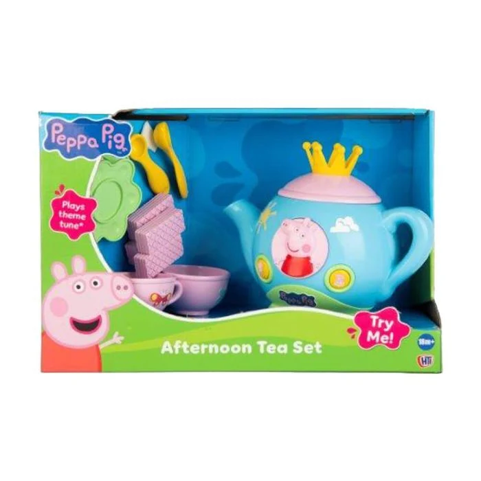 Peppa Pig Afternoon Tea Set – Interactive Pretend Play Tea Party Set