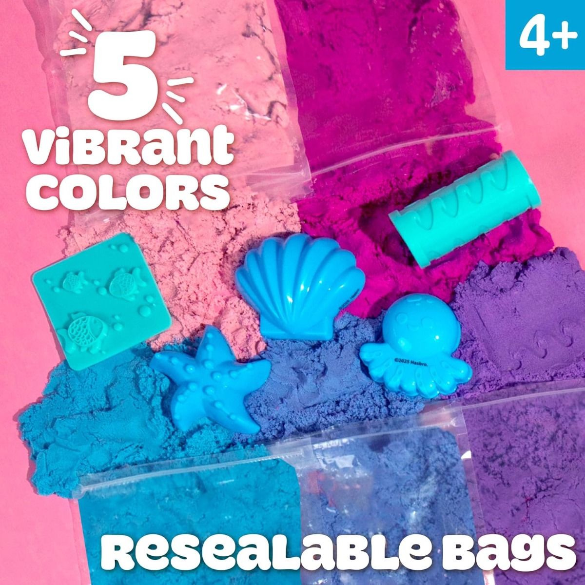 Play-Doh Sand Castle Sensory Bucket – Sand Compound & Creative Tools Set