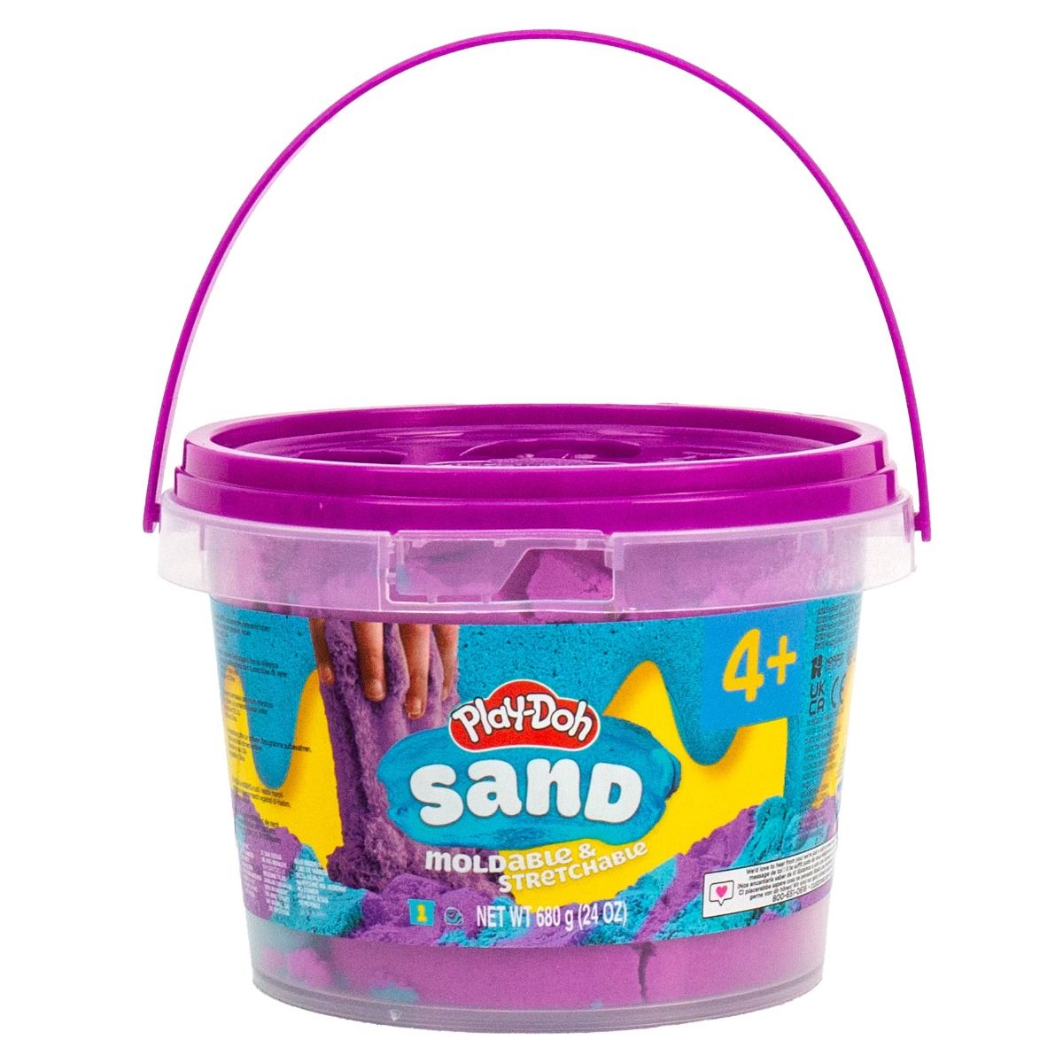 Play-Doh Sand 1.5lb Duo Bucket – Two-Colour Sensory Sand Assortment