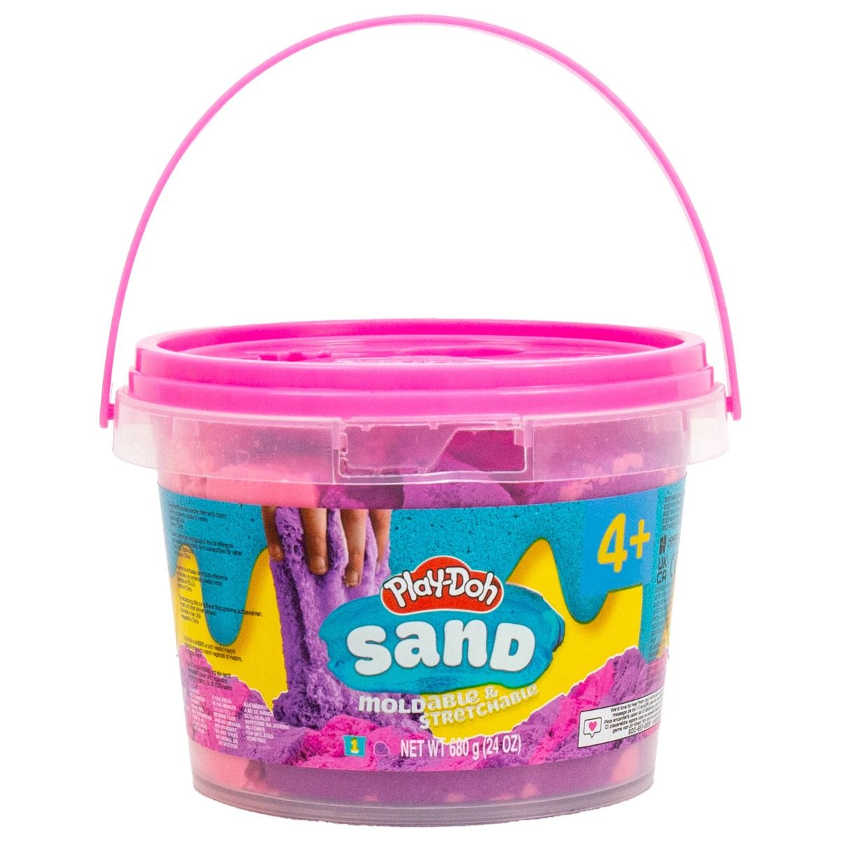Play-Doh Sand 1.5lb Duo Bucket – Two-Colour Sensory Sand Assortment