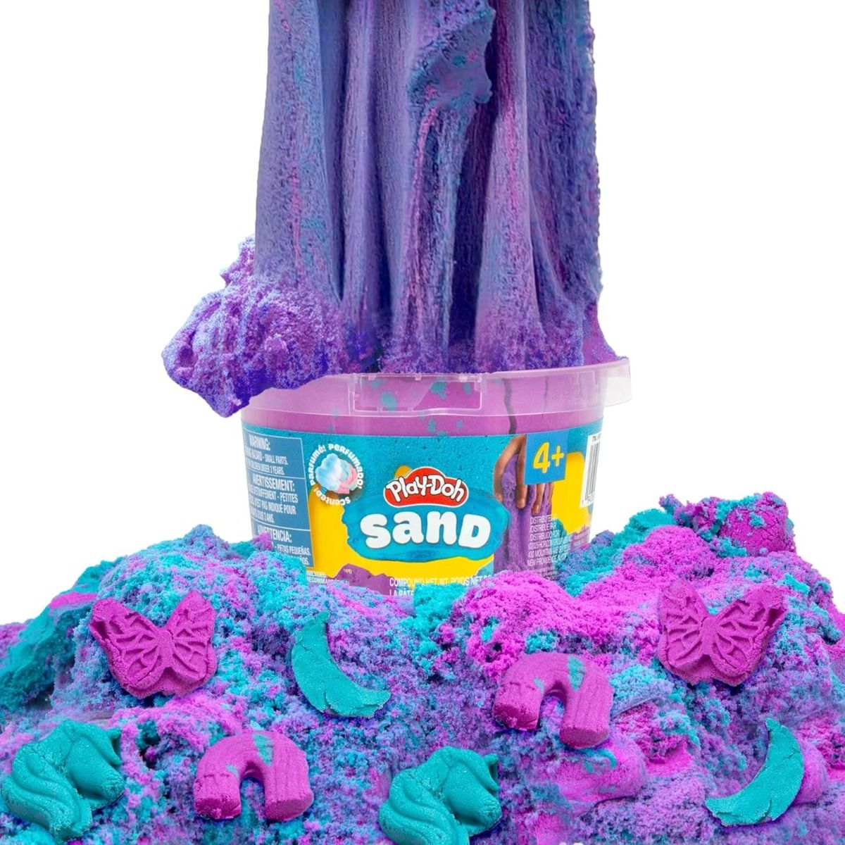 Play-Doh Sand 1.5lb Duo Bucket – Two-Colour Sensory Sand Assortment
