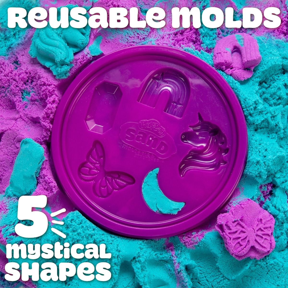 Play-Doh Sand 1.5lb Duo Bucket – Two-Colour Sensory Sand Assortment