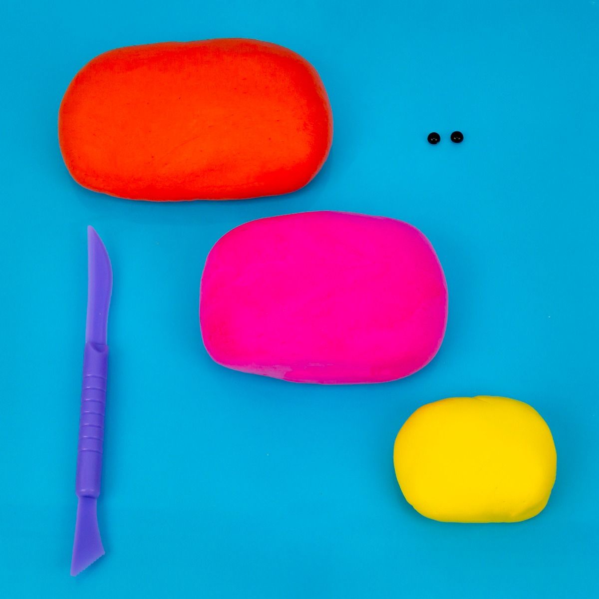 Play-Doh Air Dry Clay Buddies Kit – Octopus, Turtle & Flower Assortment