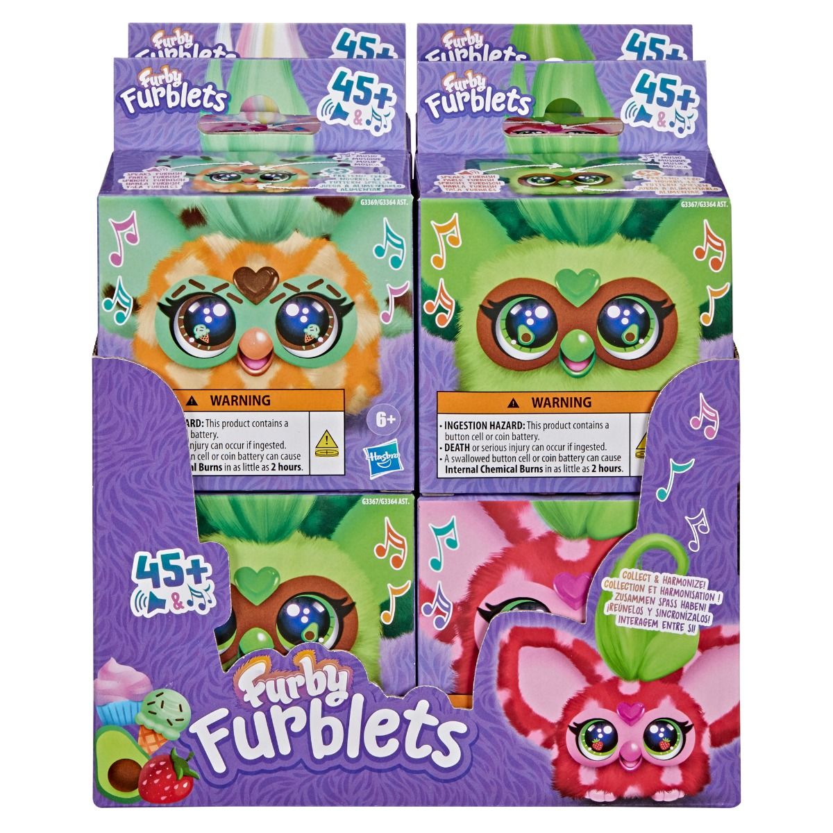 Furby Furblets Foodies – Interactive Mini Plush Assortment