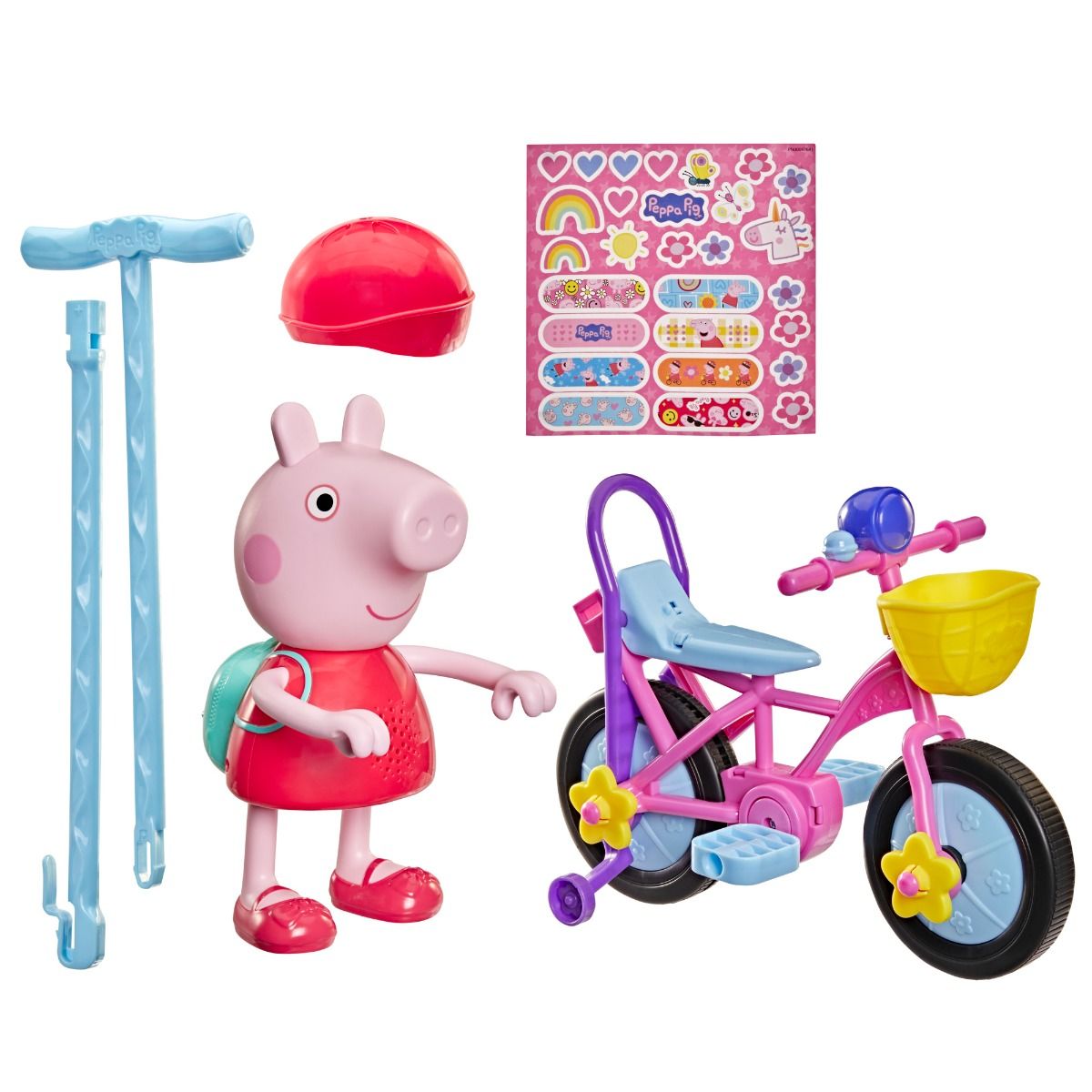 Peppa Pig Ready, Pedal, Go Peppa – Interactive Bike-Riding Figure