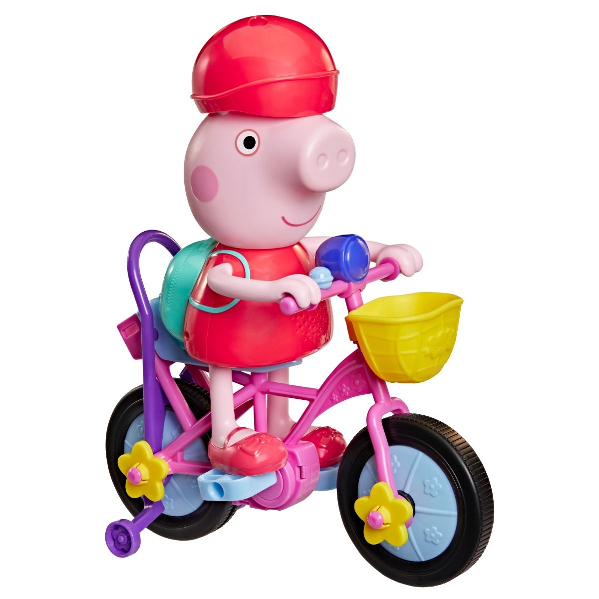 Peppa Pig Ready, Pedal, Go Peppa – Interactive Bike-Riding Figure